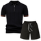 Black + Black Shorts
